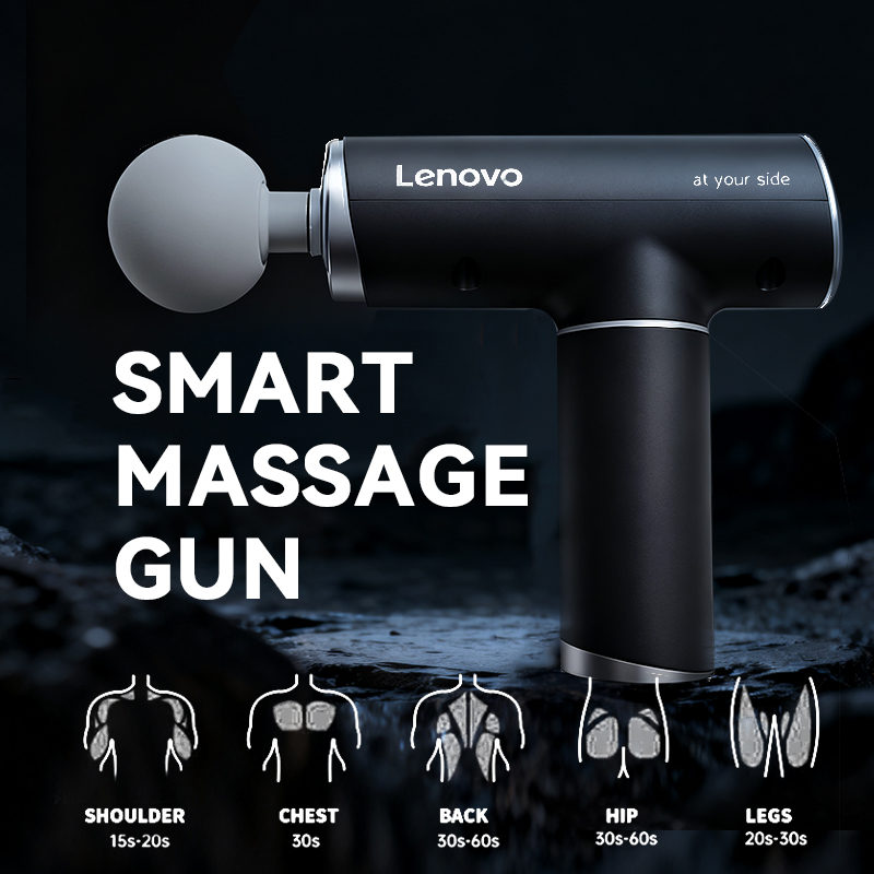 Massage Gun Deep Tissue - Pistola de Masaje Fascial Marca Lenovo