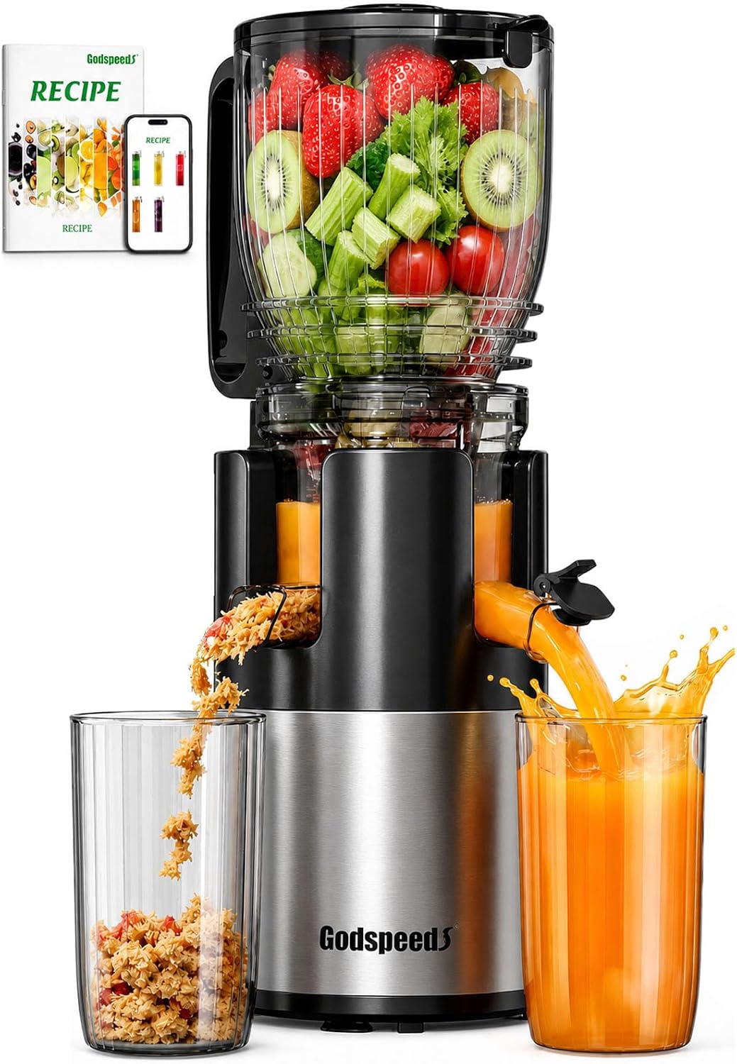 Cold Press Juicer - Extractor de Jugos Prensado en Frío