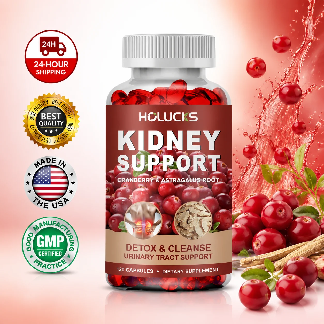 Health Wellness & Nutrition Center Llc - Cápsulas Naturales para la Limpieza Renal,