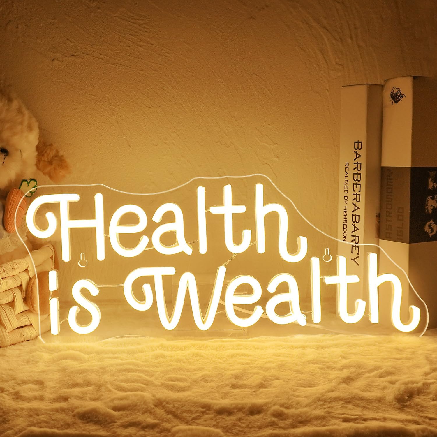 Health Wellness Gym - Letrero de Neón 'La Salud es
