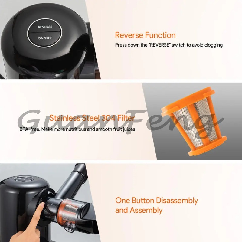 Extractor eléctrico de prensad - Cold Press Juicer reseña y precio