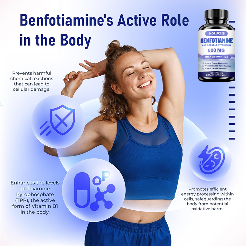 Cápsulas de Benfotiamina, con  - Health Wellness & Nutrition Center Llc reseña y precio