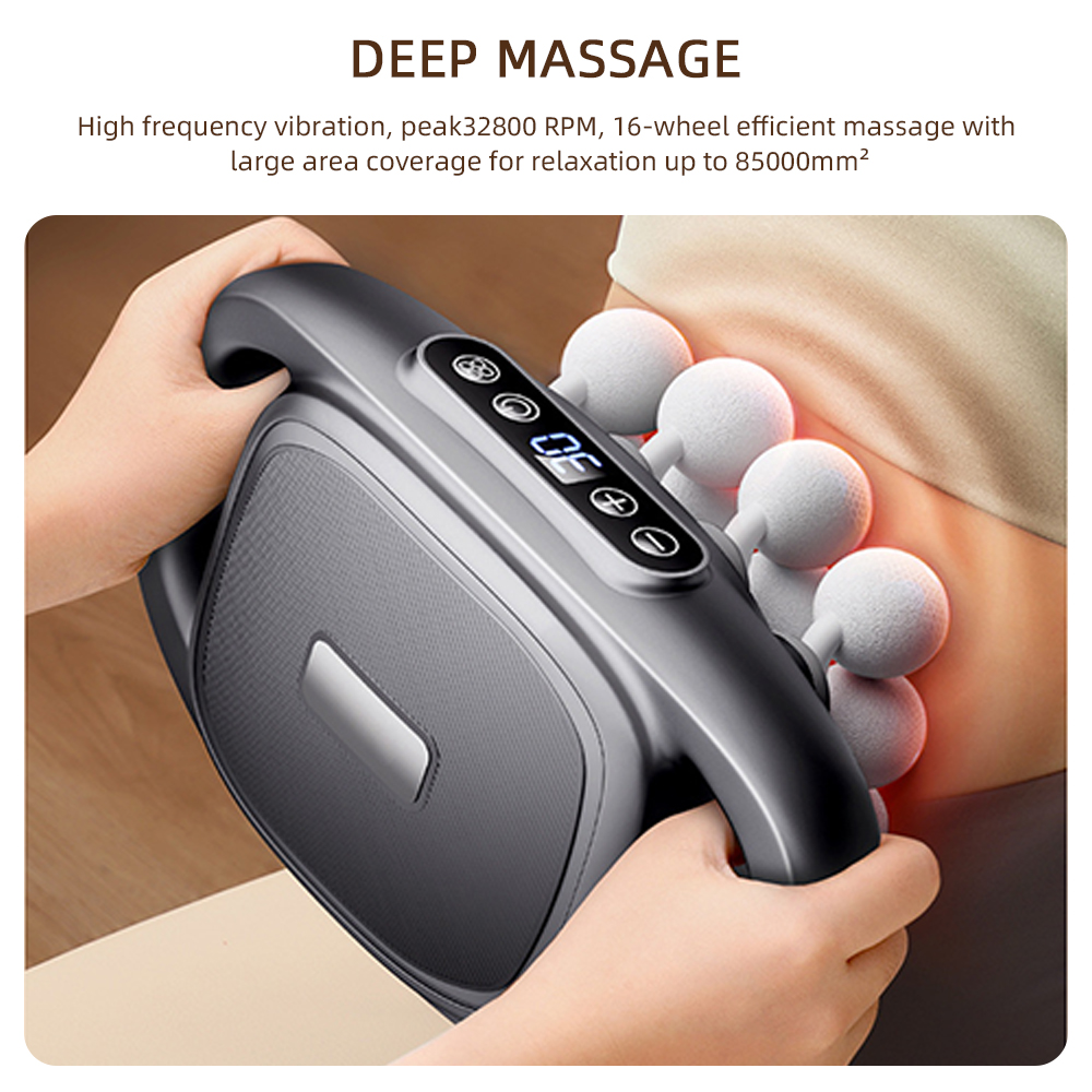 Pistola de Fascia de 16 cabeza - Massage Gun Deep Tissue reseña y precio