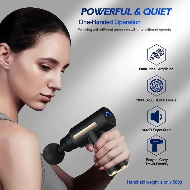 Pistola de masaje fascial port - Massage Gun Deep Tissue reseña y precio