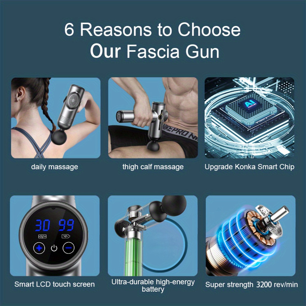 Pistola de masaje de 99 nivele - Massage Gun Deep Tissue reseña y precio