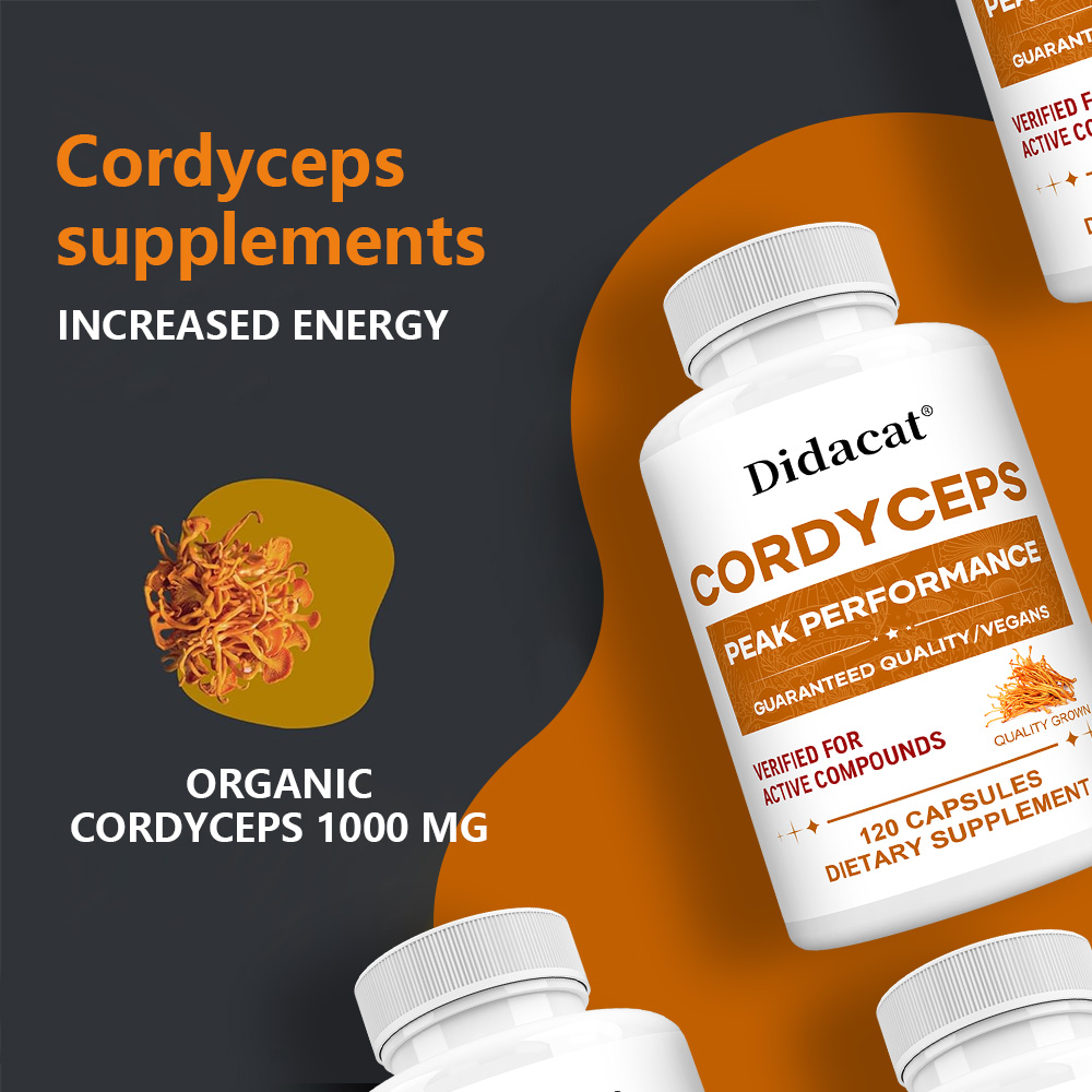 Cápsulas de hongos Cordyceps 1 - Health Wellness & Nutrition Center Llc reseña y precio